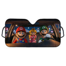 Mario Luigi And Peach Custom Car Windshield Sunshades
