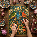Three Birds On Tree Of Life Jigsaw Puzzle