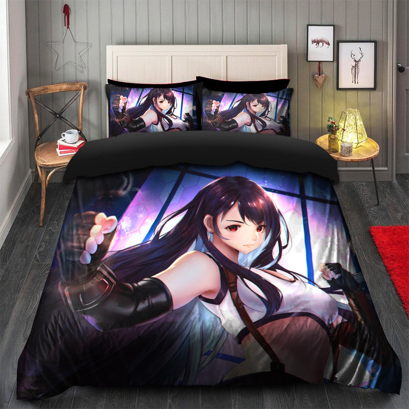 Tifa Lockhart Final Fantasy Bedding Set Duvet Cover And 2 Pillowcases Nearkii