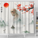 Titan Attack On Titan Japan Landscape Shower Curtain
