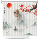 Titan Attack On Titan Japan Landscape Shower Curtain