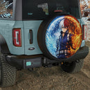 Todoroki Form Anime My Hero Academia Car Spare Tire Cover