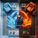 Todoroki My Hero Academia Moon Rectangular Area Rug