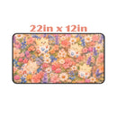 Togepi Pokemon Floral Desk Mat