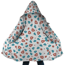 Togepi Pokemon Pattern Hooded Fleece Cloak Coat