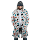 Togepi Pokemon Pattern Hooded Fleece Cloak Coat