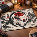 Toji Fushiguro Jujutsu Kaisen Japan Ink Style Rectangular Area Rug