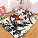 Toji Fushiguro Jujutsu Kaisen Japan Ink Style Rectangular Area Rug