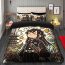 Tokito Muichiro Demon Slayer Anime Japan Ink Style  Bedding Set