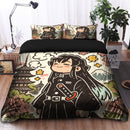 Tokito Muichiro Demon Slayer Anime Japan Ink Style  Bedding Set