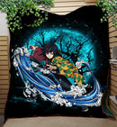Tomioka Giyuu Moonlight Quilt Blanket Nearkii