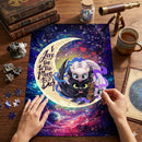 Toothless And Light Fury Moon Galaxy Jigsaw Puzzle