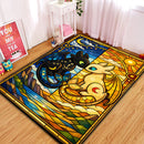 Toothless And Light Fury Stained Glass Rectangular Area Rug