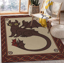 Toothless How To Train Your Dragon Card Rectangular Area Rug