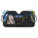 Toothless x Light Fury x Night Lights How to Train Your Dragon Car Auto Sunshades