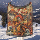 Torchic Combusken Blaziken Pokemon Japan Style Woven Throw Blanket