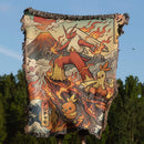 Torchic Combusken Blaziken Pokemon Japan Style Woven Throw Blanket