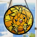 Torchic Pokemon Stained Glass Suncatcher