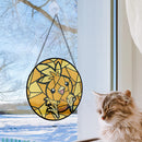 Torchic Pokemon Stained Glass Suncatcher