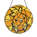 Torchic Pokemon Stained Glass Suncatcher