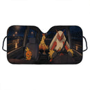 Torchic x Combusken x Blaziken Pokemon Car Auto Sunshades
