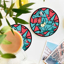 Totodile Pokemon Stained Glass Decor Coaster - Gift Idea