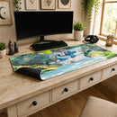 Totodile Watercolor Art Cute Desk Mat