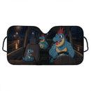 Totodile x Croconaw x Feraligatr Pokemon Car Auto Sunshades