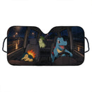 Totodile x Cyndaquil x Chikorita Pokemon Car Auto Sunshades