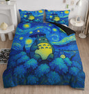 Totoro Gibli Chill Starry Night Bedding Set