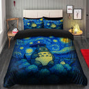 Totoro Gibli Chill Starry Night Bedding Set