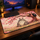 Totoro Ghibli Studio Cherry Blossom Desk Mat