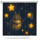 Totoro Ghibli Studio In Night Shower Curtain