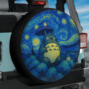 Totoro Gibli Chill Starry Night Car Spare Tire Cover
