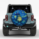 Totoro Gibli Chill Starry Night Car Spare Tire Cover