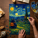 Totoro Studio Ghibli Starry Night Jigsaw Puzzle