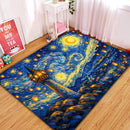 Tower Tangled Starry Night Rectangular Area Rug