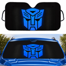 Transformers Mask Blue Custom Car Windshield Sunshades