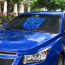 Transformers Mask Blue Custom Car Windshield Sunshades