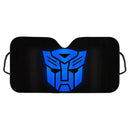 Transformers Mask Blue Custom Car Windshield Sunshades