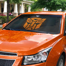 Transformers Mask Orange Custom Car Windshield Sunshades