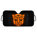 Transformers Mask Orange Custom Car Windshield Sunshades