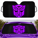 Transformers Mask Purple Custom Car Windshield Sunshades