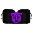 Transformers Mask Purple Custom Car Windshield Sunshades