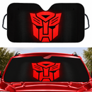 Transformers Mask Red Custom Car Windshield Sunshades