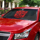 Transformers Mask Red Custom Car Windshield Sunshades