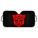 Transformers Mask Red Custom Car Windshield Sunshades