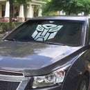 Transformers Mask White Custom Car Windshield Sunshades