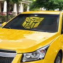 Transformers Mask Yellow Custom Car Windshield Sunshades