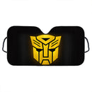 Transformers Mask Yellow Custom Car Windshield Sunshades